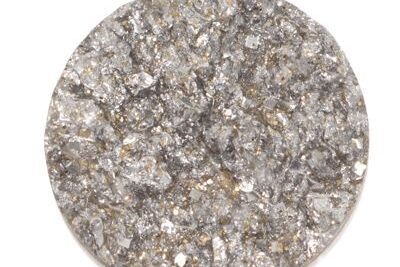 Polaris Goldstein Cabochon weiß 12mm