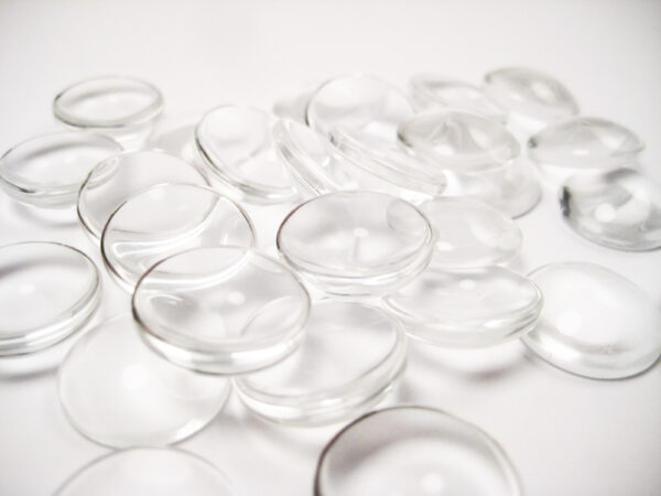 Glas Cabochons 16mm rund