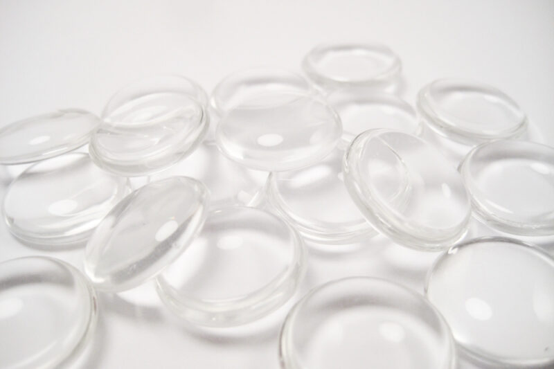 Glas Cabochons 20mm rund