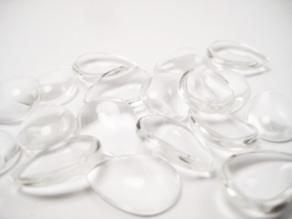 Glas Cabochons 13x18mm Tropfen