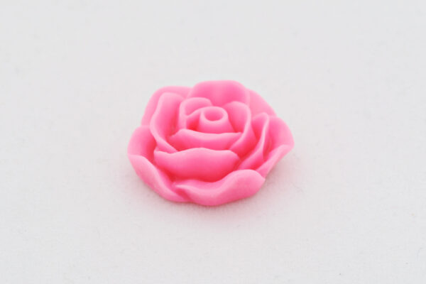 Rose aus Kunstharz Pink, 20mm