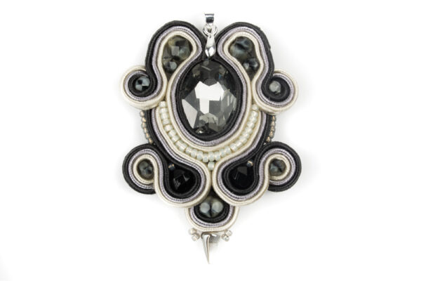 DIY Soutache-Kit (schwarz-beige)