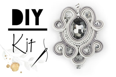 DIY Soutache-Kit (silber)