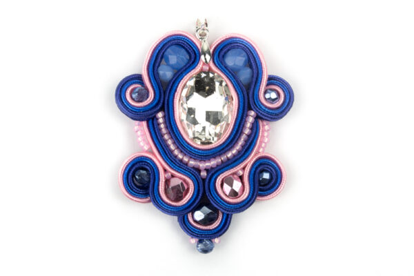 DIY Soutache-Kit (blau-rosa)