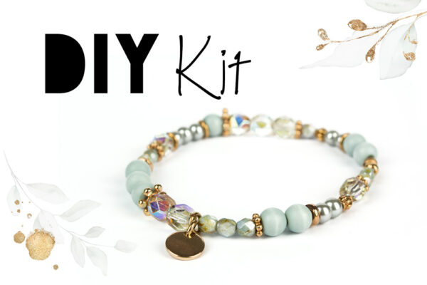 DIY Kit Armband Minty Rose