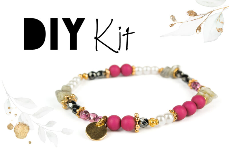 DIY Kit Armband Magenta