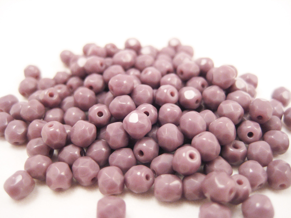 Glasperlen 4mm Violett