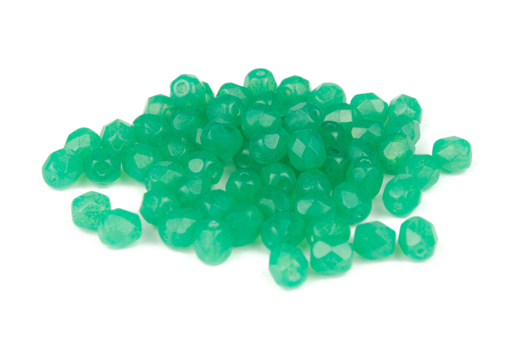 Glasperlen 4mm Türkis