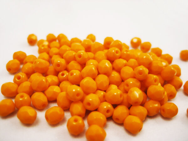 Glasperlen 4mm Orange