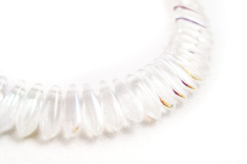 Glasperlen Daggers Transparent Kristall – Bild 3