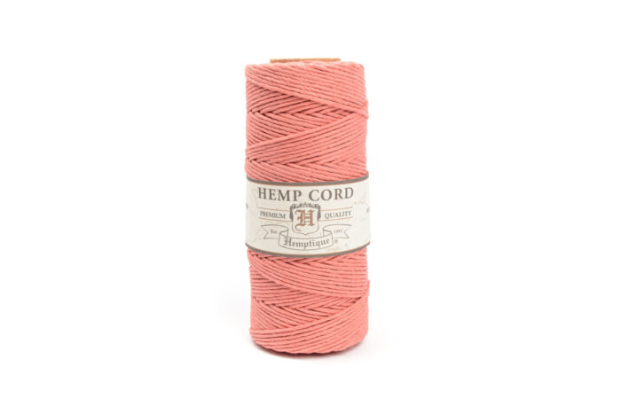 Hemptique Hanfkordel Sunset Coral (Rolle)