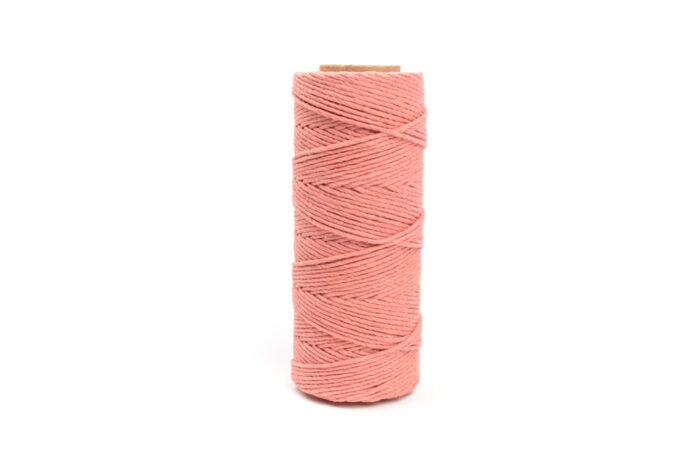 Hemptique Hanfkordel Sunset Coral (Rolle) – Bild 2