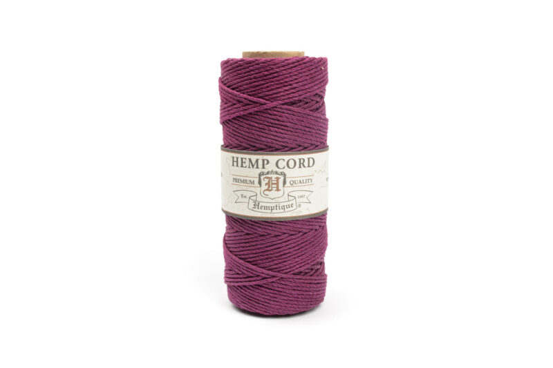 Hemptique Hanfkordel Magenta (Rolle)
