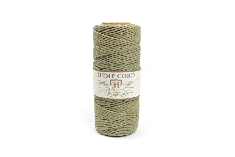 Hemptique Hanfkordel Dusty Olive (Rolle)