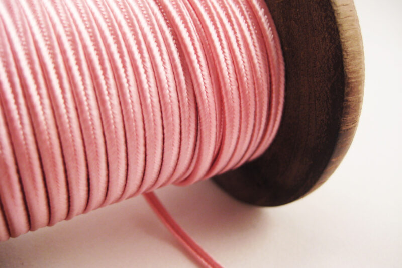 Soutache Band Dunkelrosa