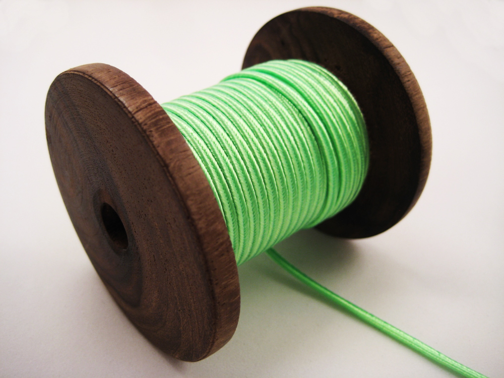 Soutache Band Neon Grün – Bild 2