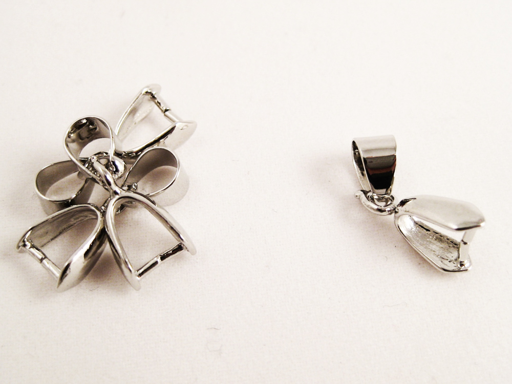 Collierschlaufen silber groß