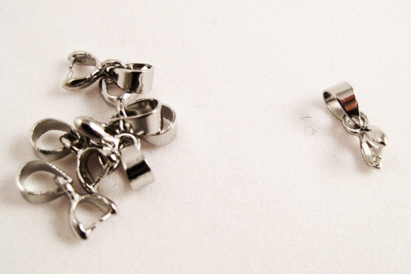 Collierschlaufen silber klein
