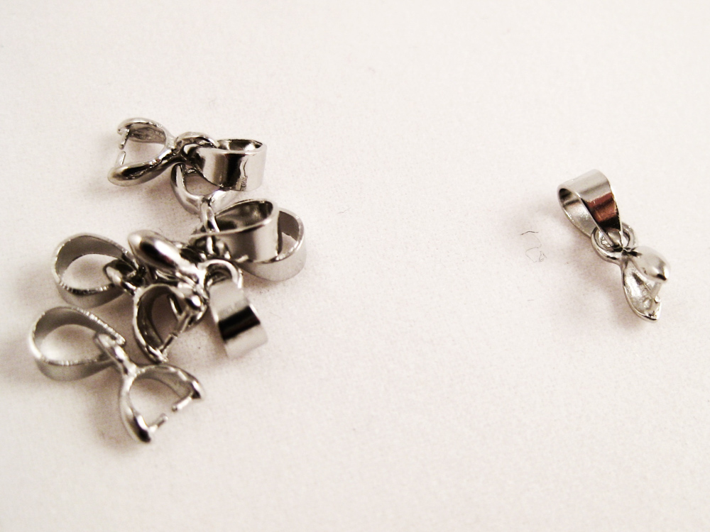 Collierschlaufen silber klein