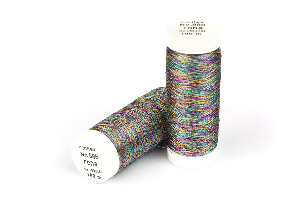 Nähgarn Rainbow Metallic 100m