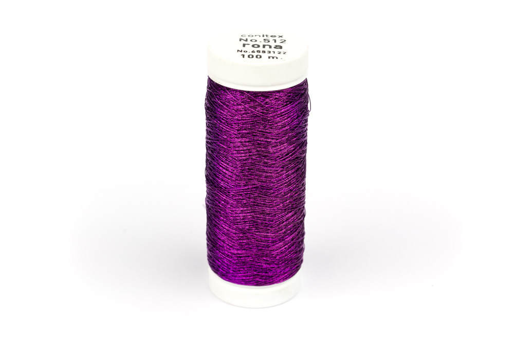 Nähgarn Violet Metallic 100m – Bild 2