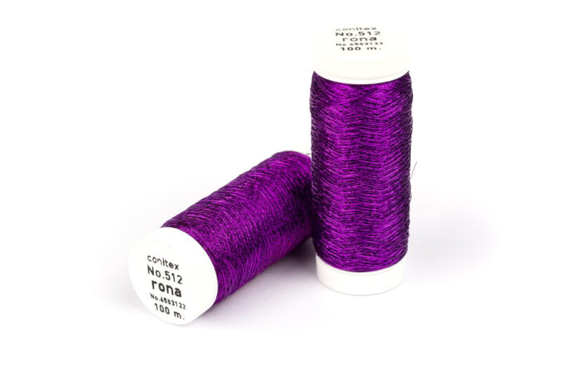 Nähgarn Violet Metallic 100m