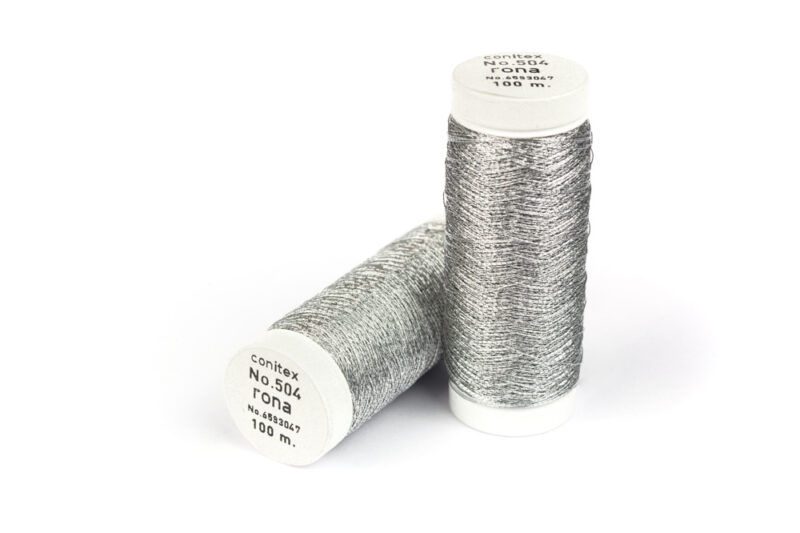 Nähgarn Silver Metallic 100m