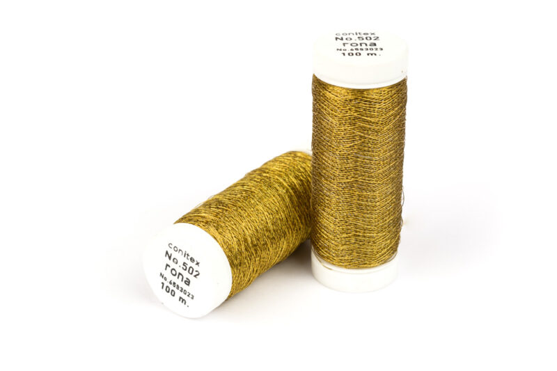 Nähgarn Brass Metallic 100m