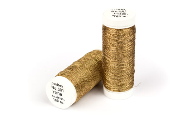 Nähgarn Gold Metallic 100m