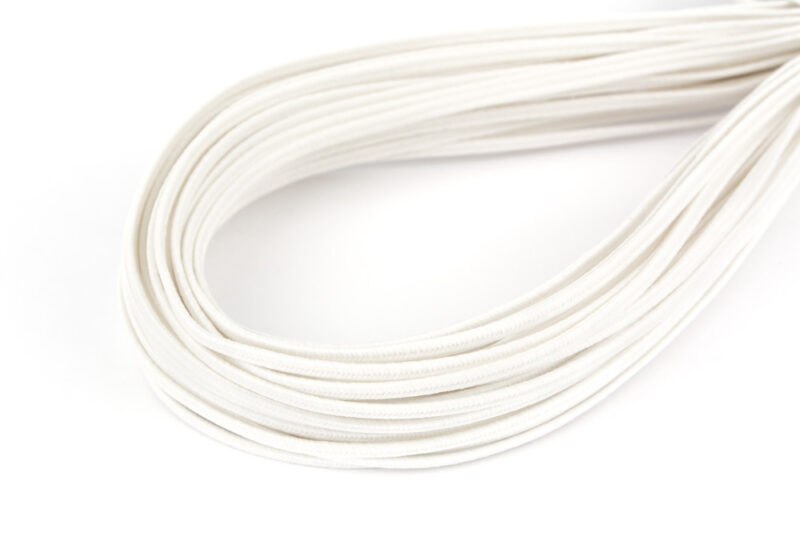 Soutache Band Lenta White