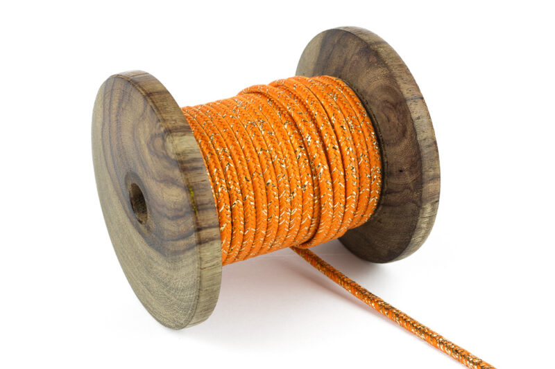 Polish Soutache Orange-Gold-Melange